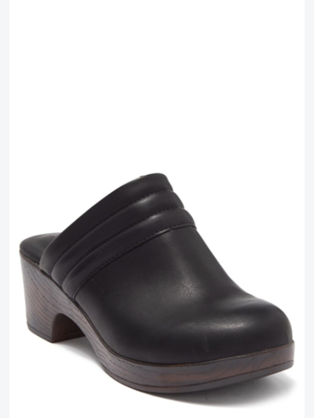 b.o.c. Josie Black Clogs Slip On Platform Mules Retro Vintage Sz 10